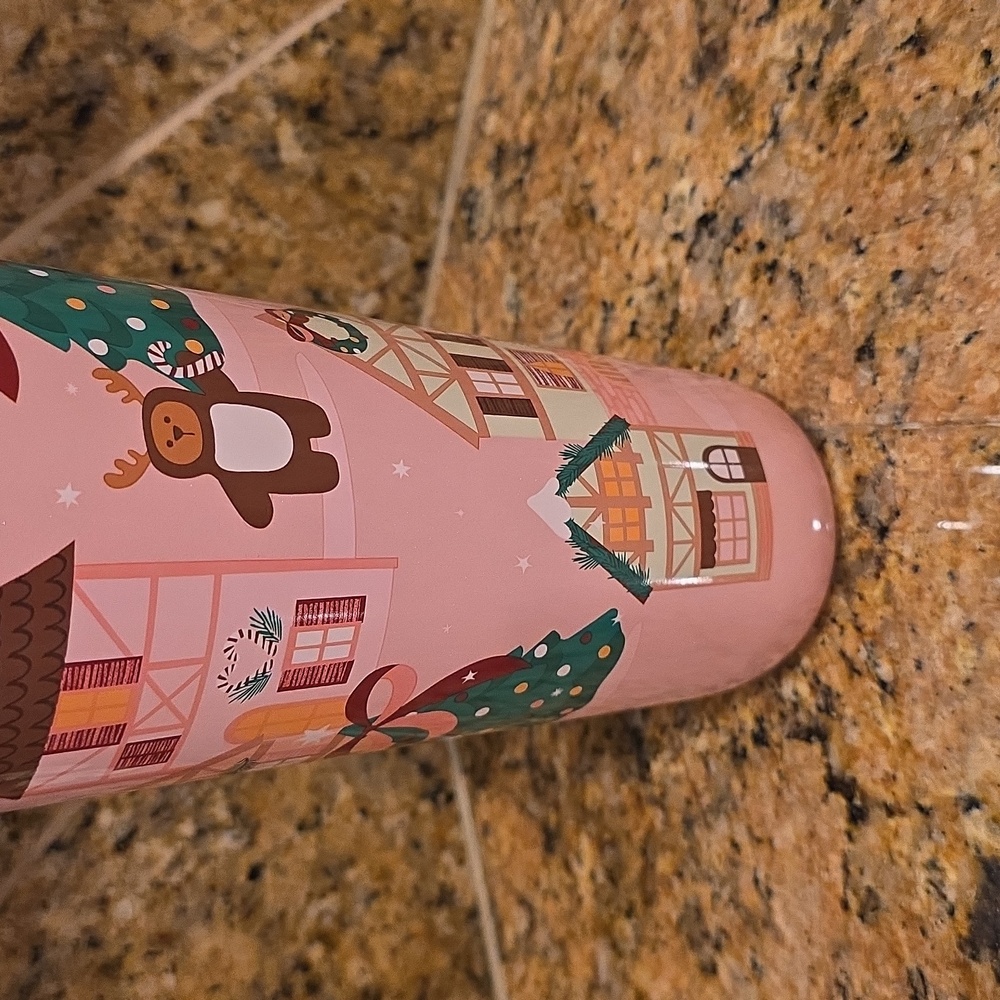 NWT Starbucks Holiday 2025 Pink Bear 24 OZ Tumbler - Picture 2 of 6